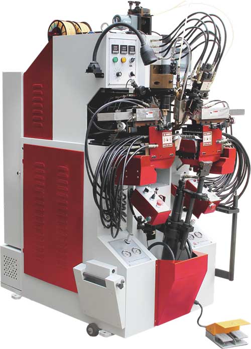 自动中后帮机精益型 电脑控制自动上胶中后帮机 鞋机
