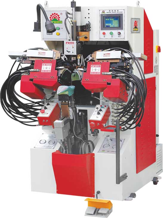 QF-728TA) Side and heel lasting machine Shoe making machinery