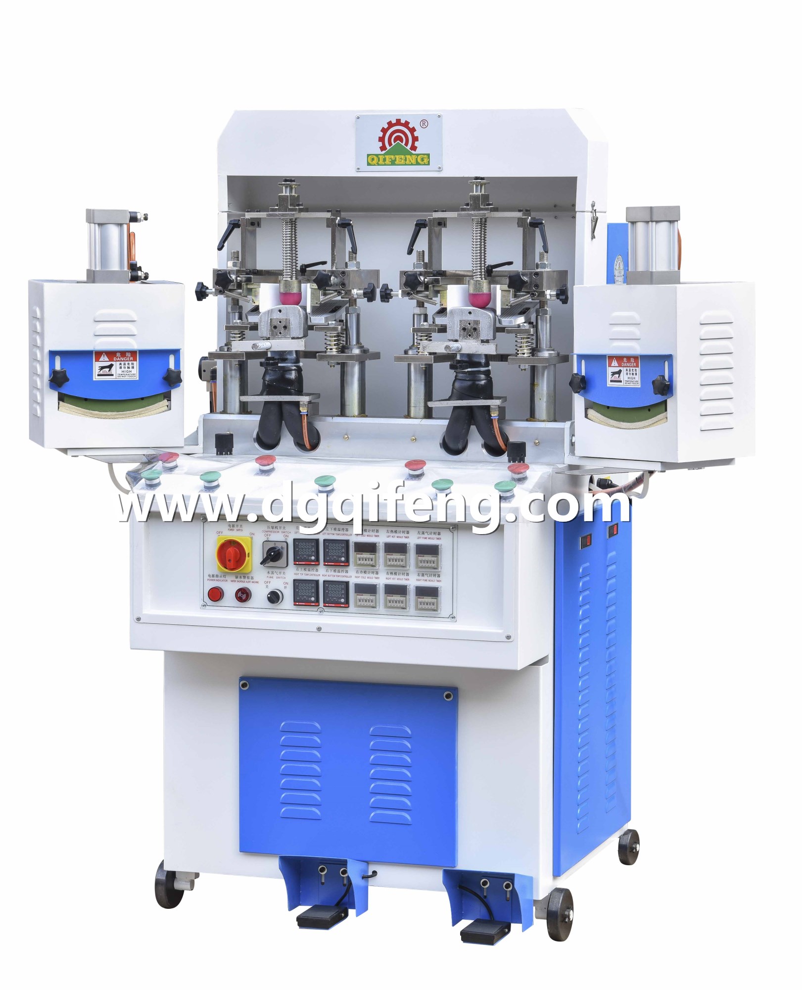 QF-203S Two cold and hot toe moulding Machine